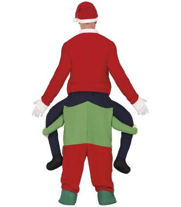 DISFRAZ DE PAPA NOEL A COSTALETAS DE ELFO T-L